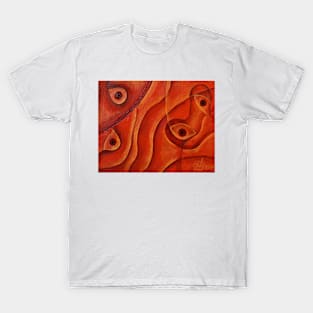 Oil Painting - The Warm Sight. Abstract 2010 T-Shirt